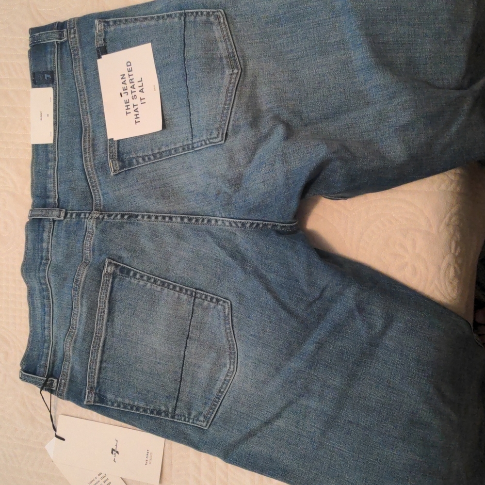 7 for all mankind slimmy jeans, new with tags!